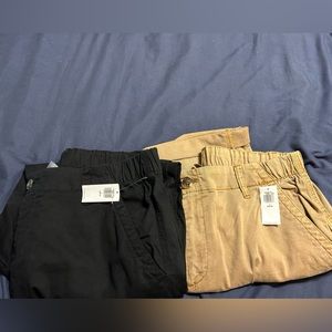 Two pair of Old Navy OG. Chino, new with tags, size LP.